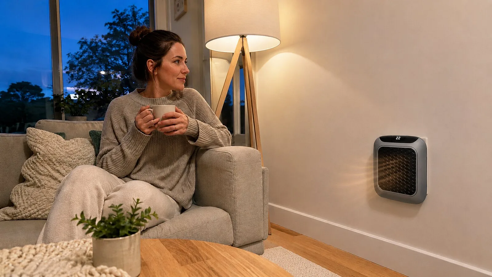 HeatMe Pro apporte une chaleur d’appoint dans un salon occupé